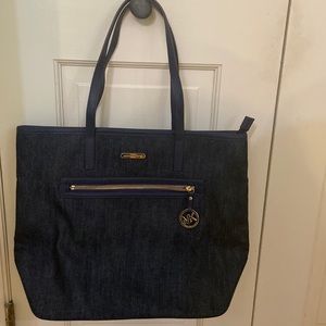 Michael Kors, large purse, denim